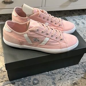 Used Lacoste Women’s Sideline Canvas Pink